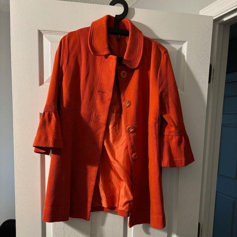 ambition Ruffle Sleeve Jacket size M